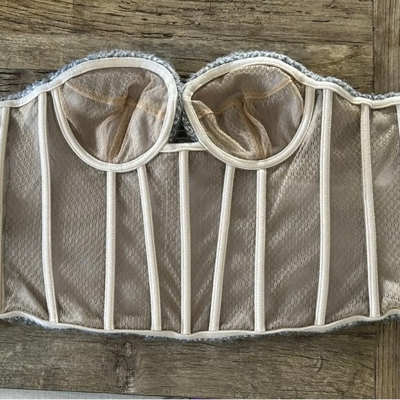 Magda Butrym Boustier Houndstooth, gray - Picture 5 of 7